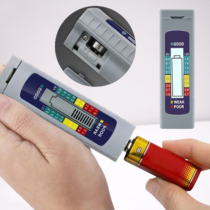 Accurate Digital Battery Voltage Tester - Pexav