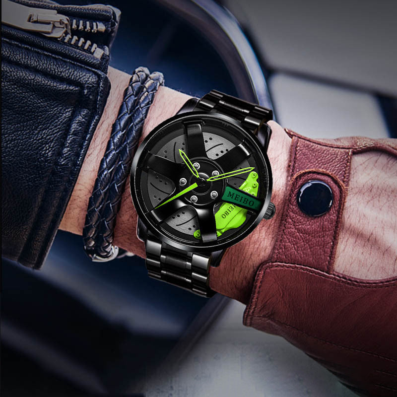 Water Resistant Sports Car Theme Mens Watch - Pexav