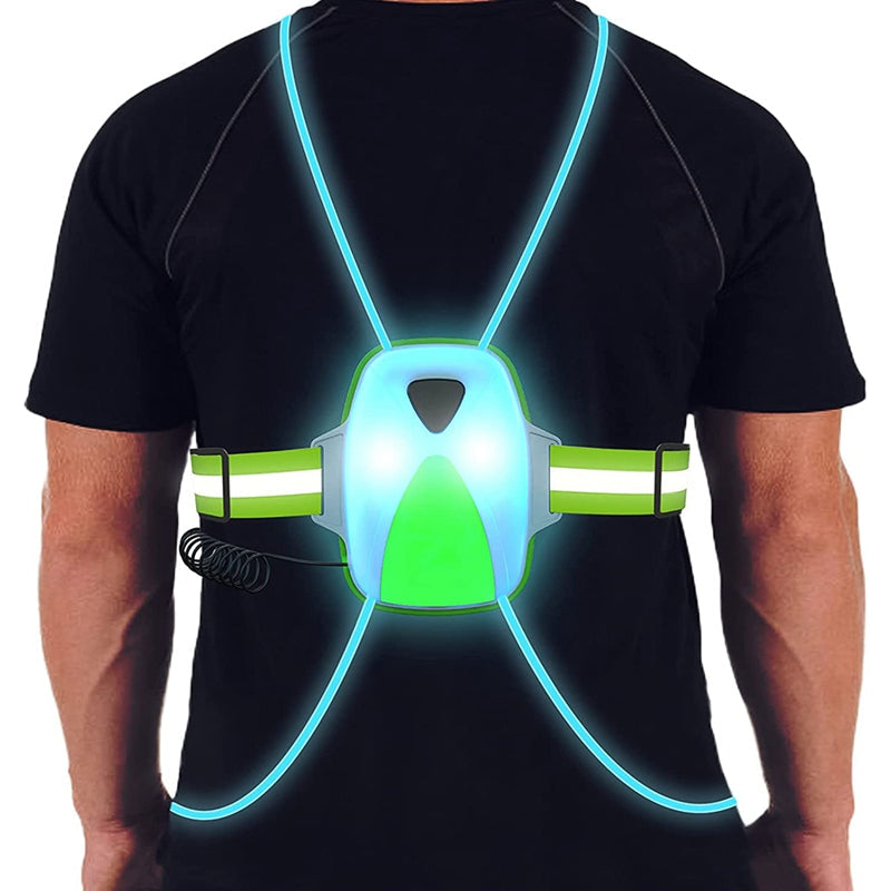 Bright Reflective LED Running Safety Jacket