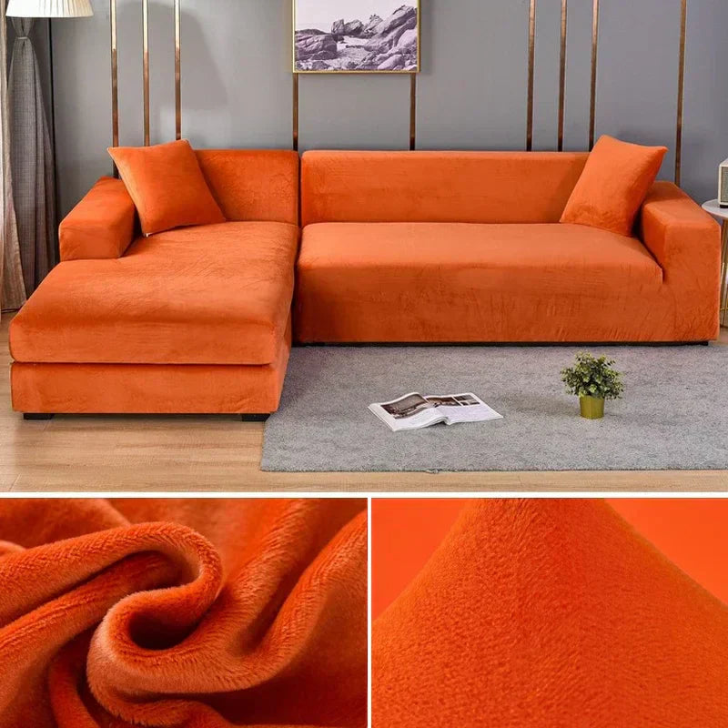 Soft Fitted Couch Slipcover