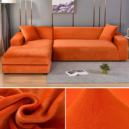 Soft Fitted Couch Slipcover