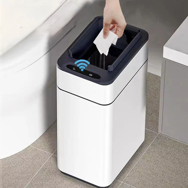 Touchless Automatic Stainless Steel Trash Can - Pexav