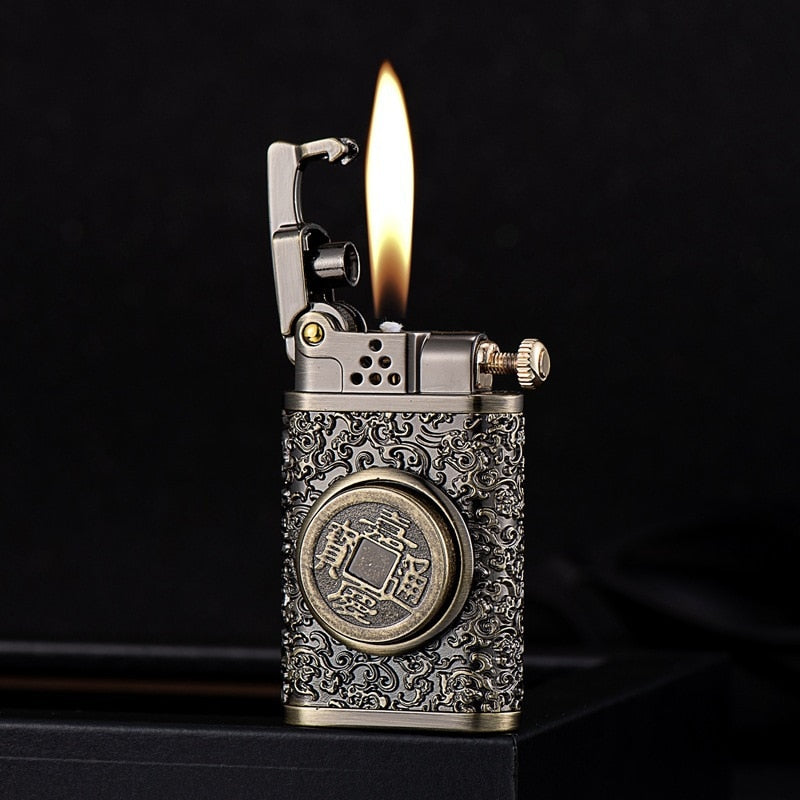 Vintage Metal Gas Lighter - Pexav