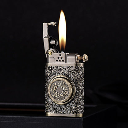Vintage Metal Gas Lighter - Pexav