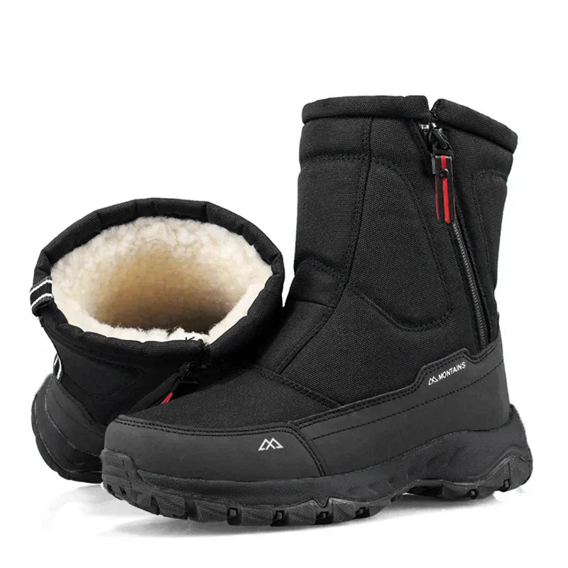 Warm Waterproof Men's Winter Snow Boots