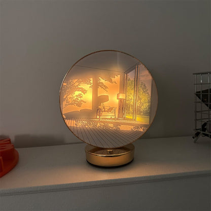Unique Handmade Globe Desk Lamp