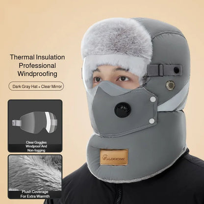 Warm Waterproof Cold Weather Face Mask Hat