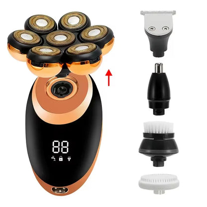 Advanced Rotary Shaver with 5-in-1 Grooming Set & Water Resistant Design