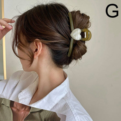 Bright Floral Hair Claw Accessory