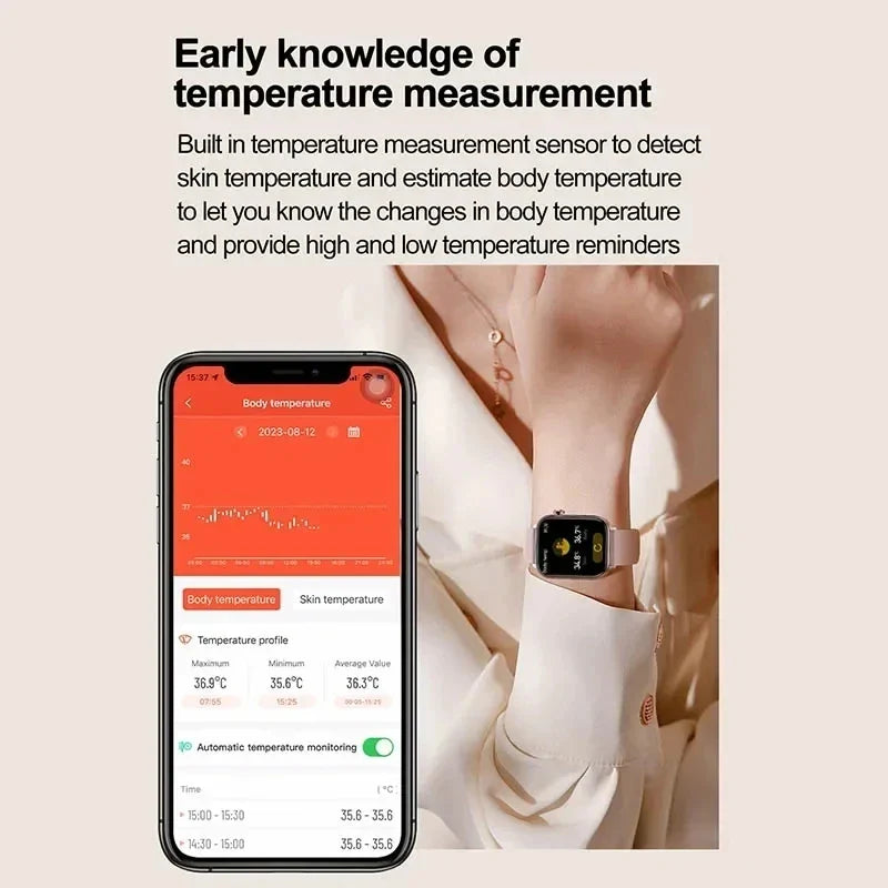 Advanced Fitness Tracker Watch with Heart Rate Monitor