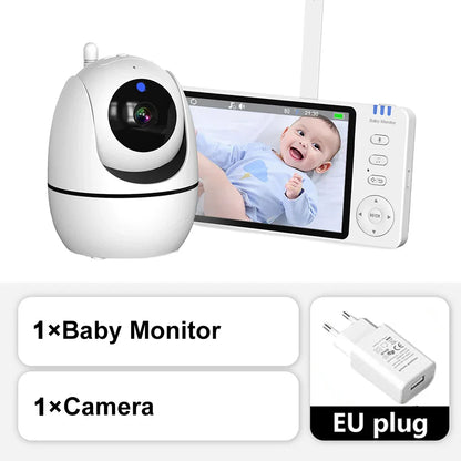 Compact HD Baby Video Monitor with Night Vision Camera