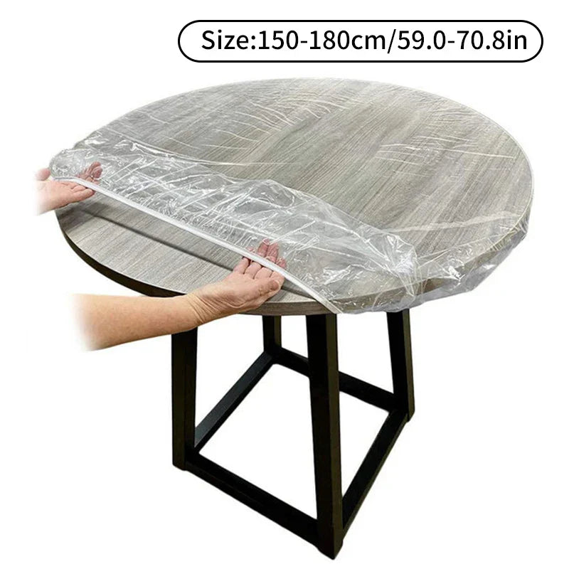 Clear Plastic Durable Table Protector Cover