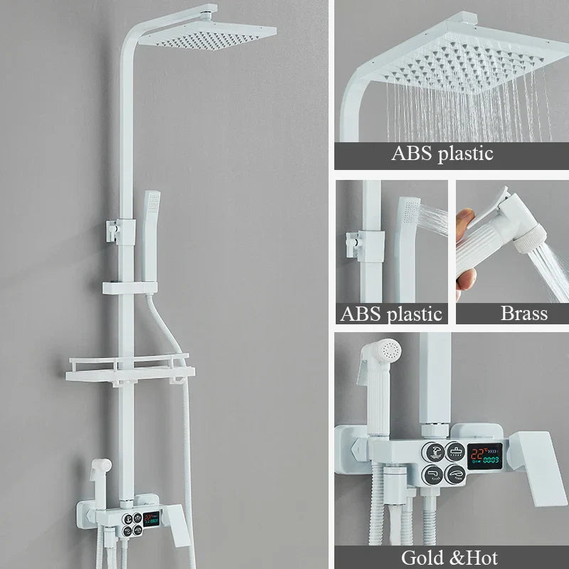 Advanced Temperature Control Luxury Shower Head Set