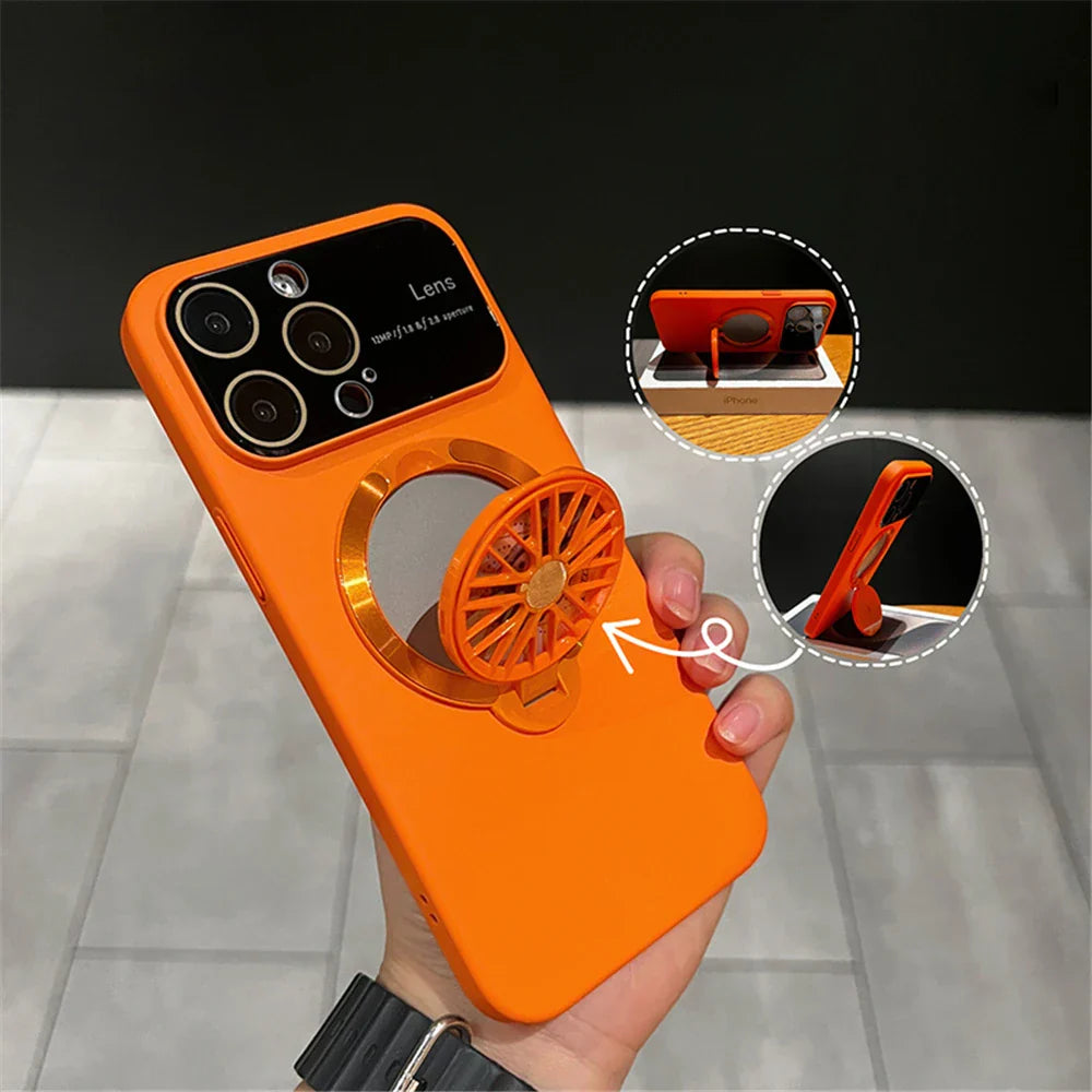 360 Degree Heat Resistant iPhone Case With Stand - Pexav