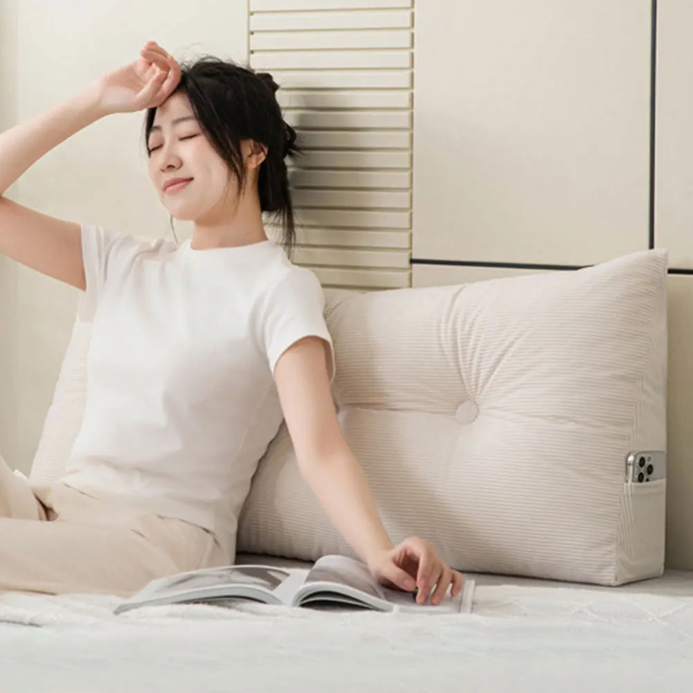 Comfortable Bed Wedge Support Pillow with Soft Cover