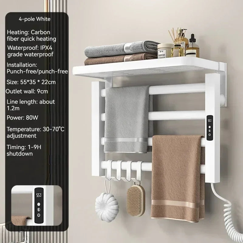 Warm Electric Towel Dryer Storage Rack