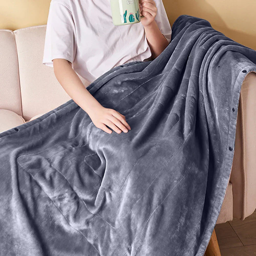Soft USB Heated Blanket with 3 Temperature Settings