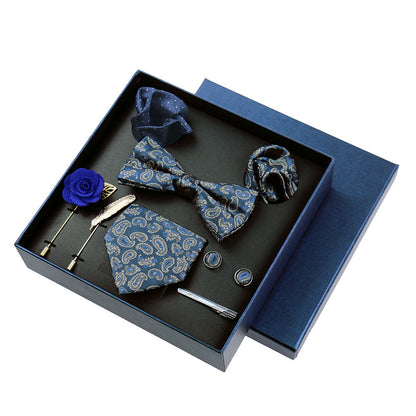 Premium Mens Silk Tie Boxed Set