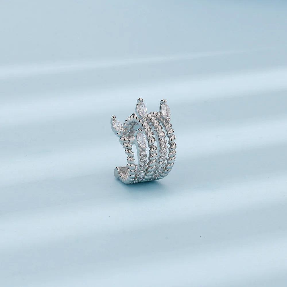 Unique Story Cuff Earrings