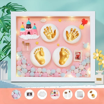 Personalized Baby Handprint and Footprint Art Kit