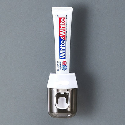Bathroom Wall Mount Toothbrush Mouthwash Holder