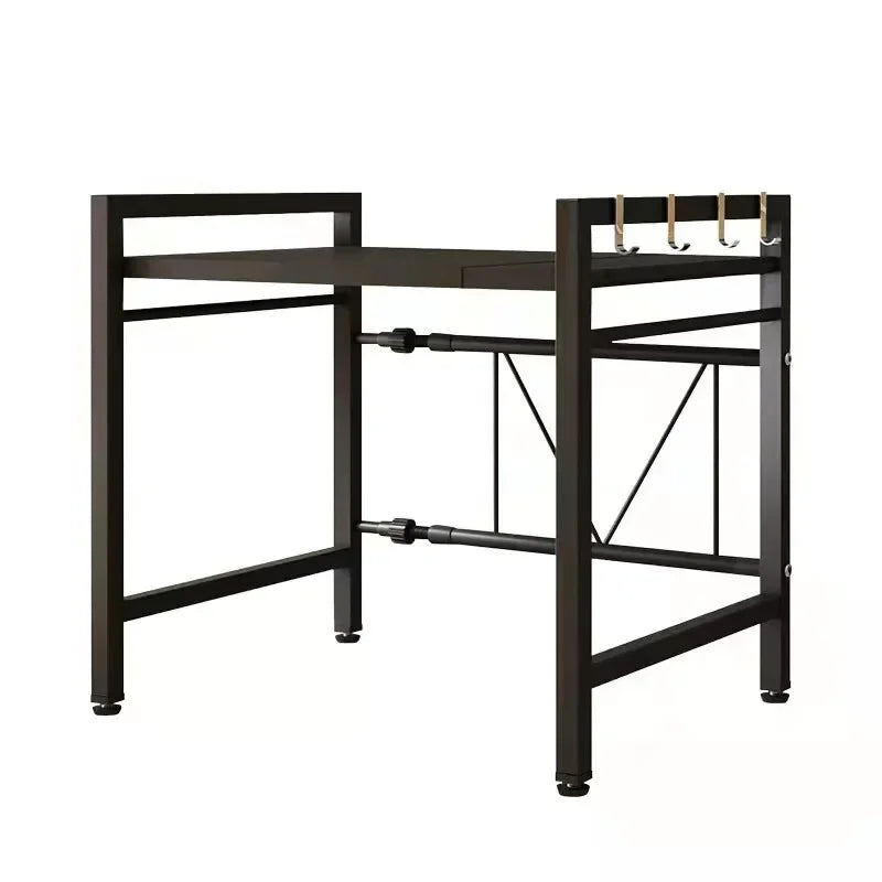 Space Saving Stainless Steel Folding Kitchen Rack - Pexav