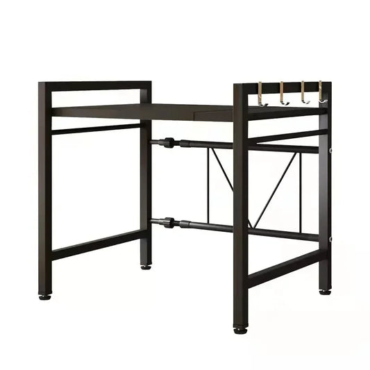 Space Saving Stainless Steel Folding Kitchen Rack - Pexav