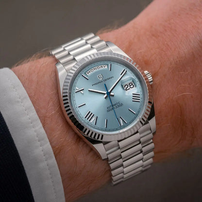 Premium Men's Automatic Stainless Steel Date Watch