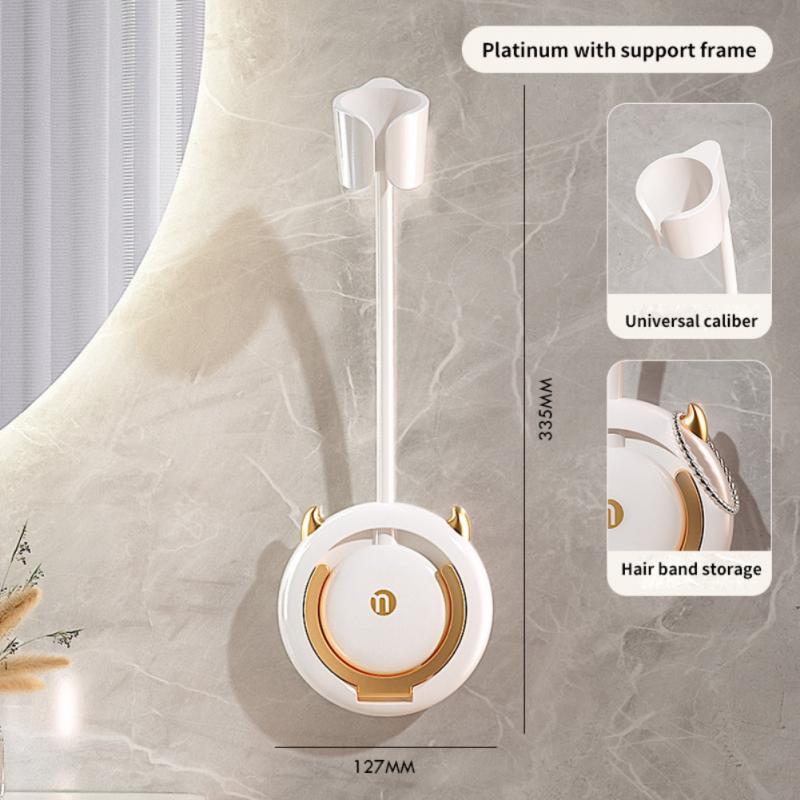 Wall Mount Adjustable Adhesive Hair Dryer Holder