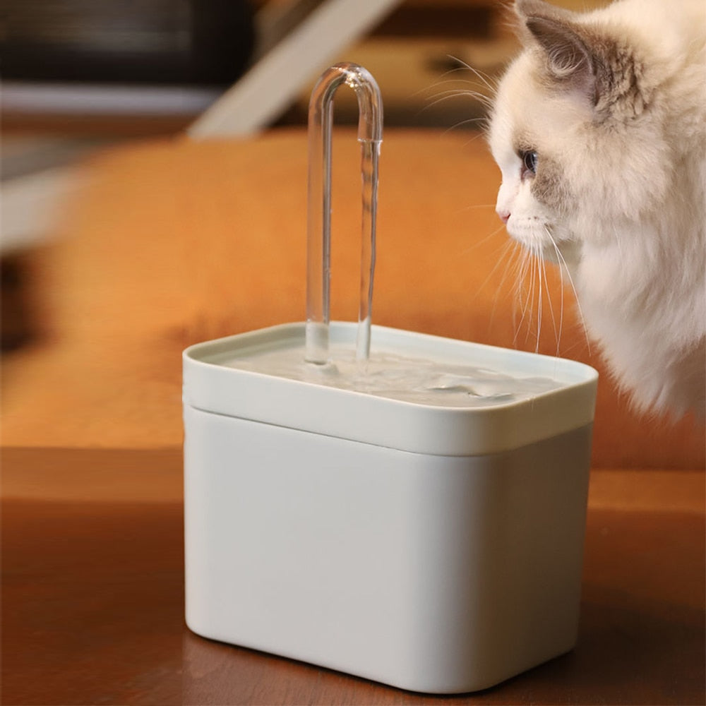 Quiet Pet Water Fountain Filter System - Pexav