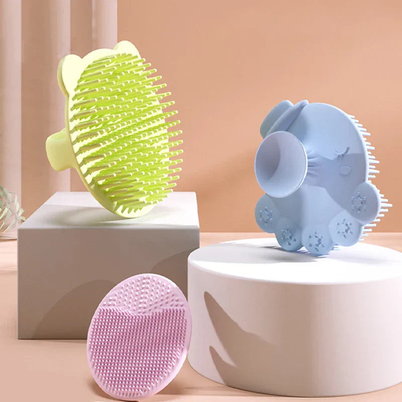 Baby Soft Hair Massage Brush for Gentle Bath Time - Pexav