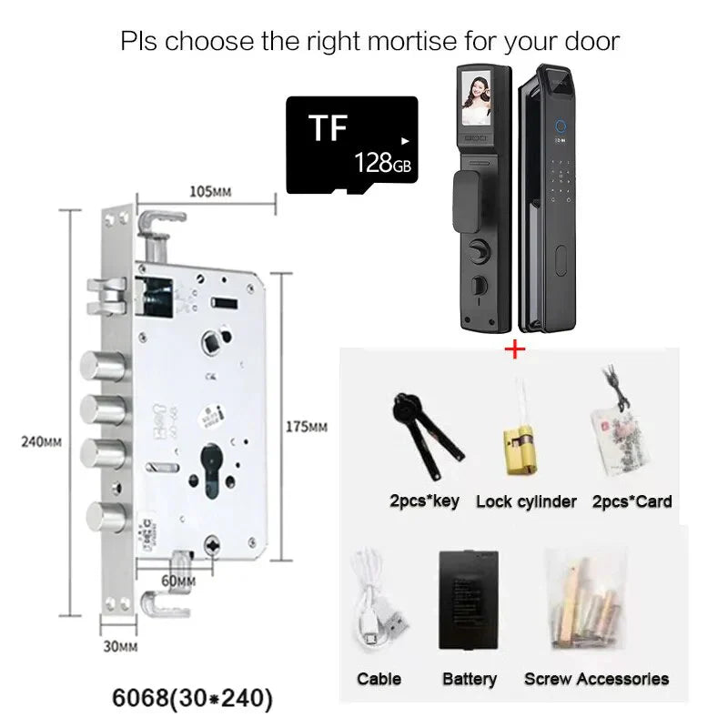 Advanced Biometric Digital Fingerprint Door Lock System
