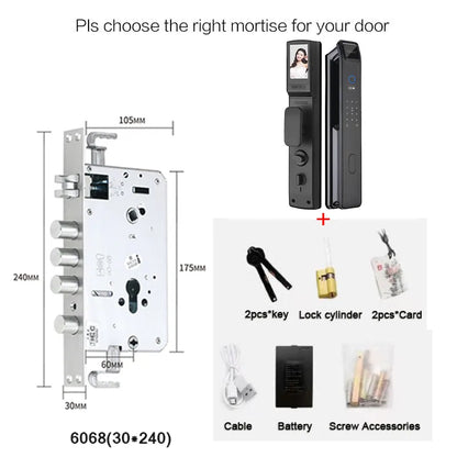 Advanced Biometric Digital Fingerprint Door Lock System
