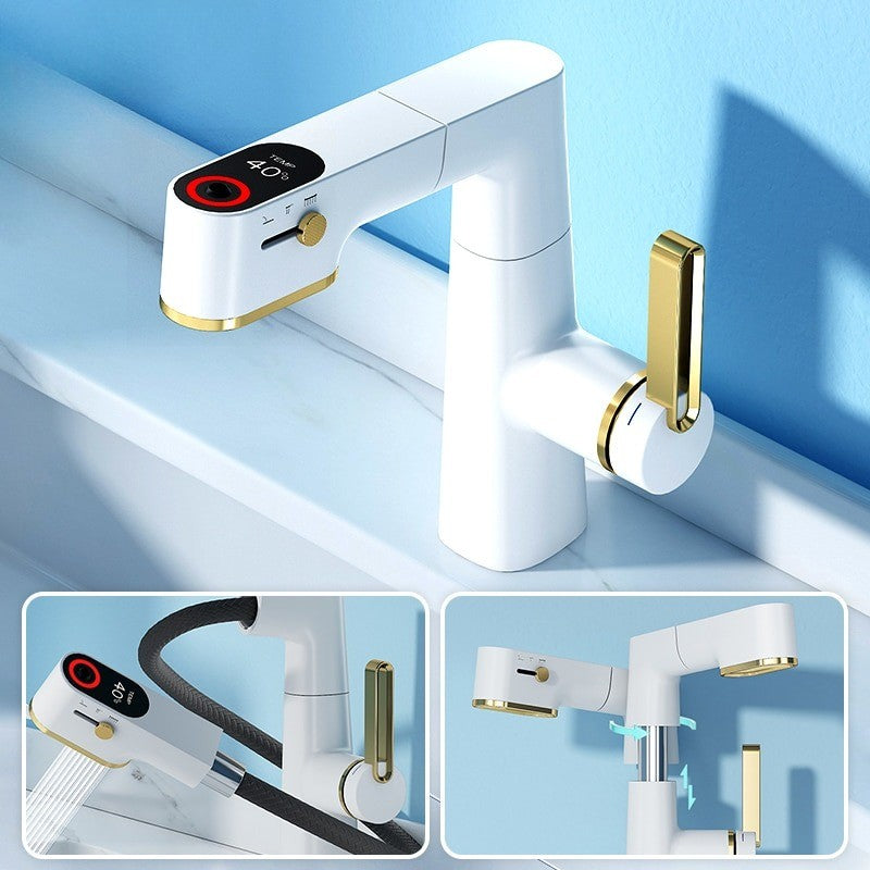 Touchless LED Digital Temperature Control Faucet - Pexav
