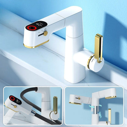 Touchless LED Digital Temperature Control Faucet - Pexav
