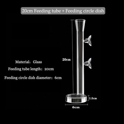 Clear Acrylic Fish Tank Feeding Tube