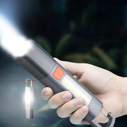 Bright Long Lasting Portable USB Flashlight - Pexav
