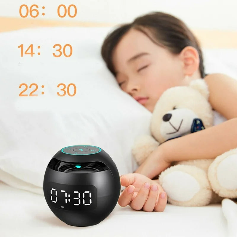 Wireless Bluetooth Clock with LED Color Changing Light