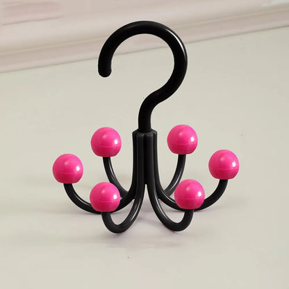 Wall Mount 6 Hook Storage Organizer