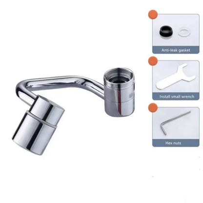 360 Degree Adjustable Faucet Extender Spray Nozzle