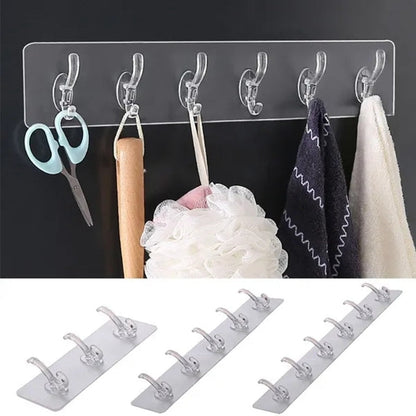 Clear Removable Easy Wall Hooks - Pexav