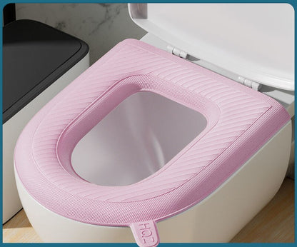 Elastic Easy Clean Bathroom Toilet Seat Cover