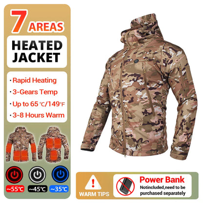 Warm Insulated Snow Jacket for Men