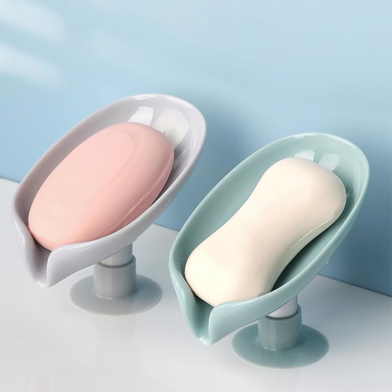Sticky Colorful Bathroom Soap Dish Tray - Pexav