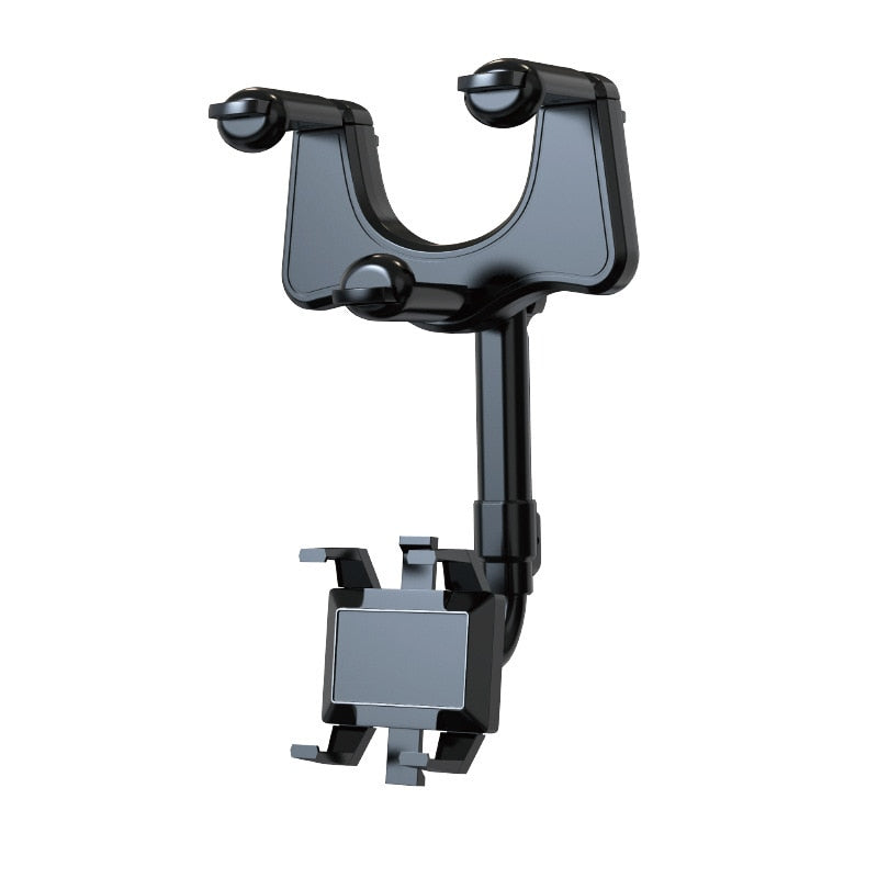 Adjustable Car Back Mirror Phone Mount