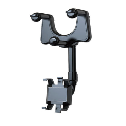 Adjustable Car Back Mirror Phone Mount