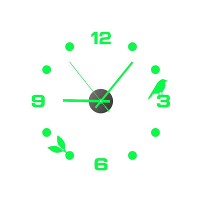 Quiet LED Glow Wall Clock