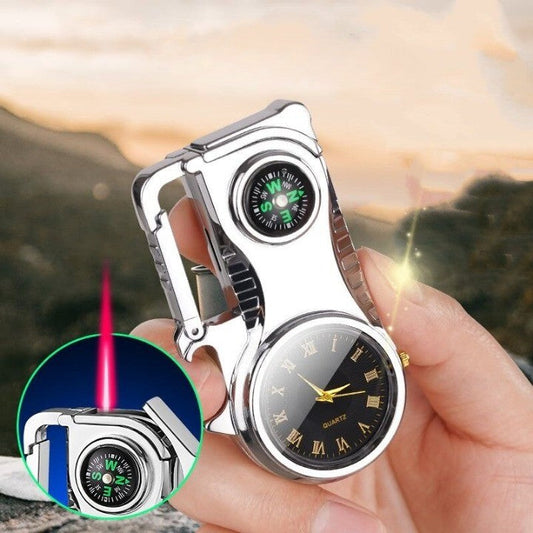 Waterproof Outdoor Camping Flame Lighter Watch - Pexav