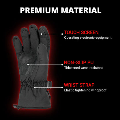 Warm Insulated Water Resistant Heated Gloves