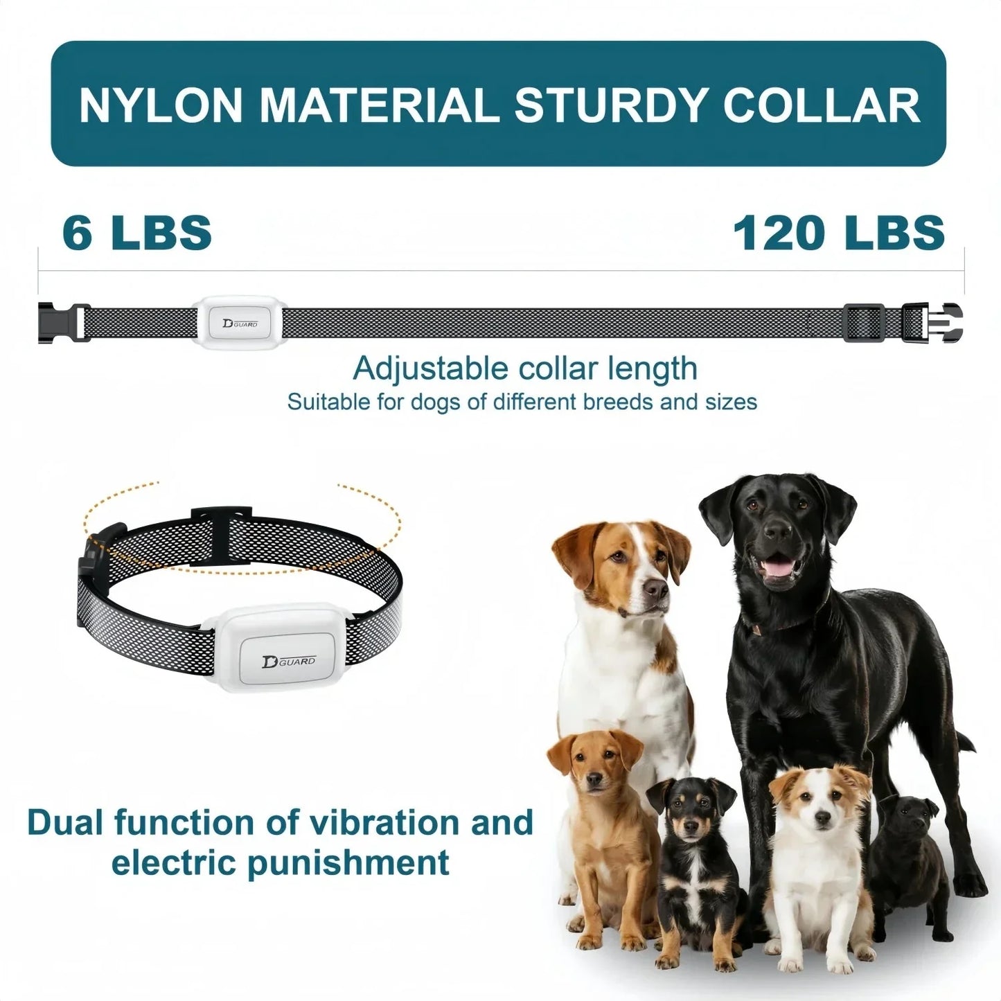 Waterproof Remote Dog Trainer Collar with Bark Control